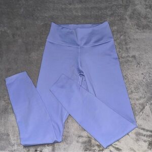 Nike Training One Dri-Fit mid rise leggings in polar blue/ light purple